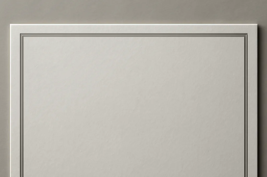 Faire-part de deces sobre avec une fleur blanche