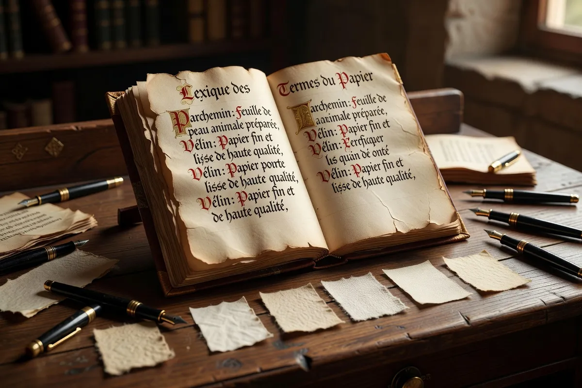 Photorealistic editorial photograph, manuscript medieval atmosphere, warm vellum